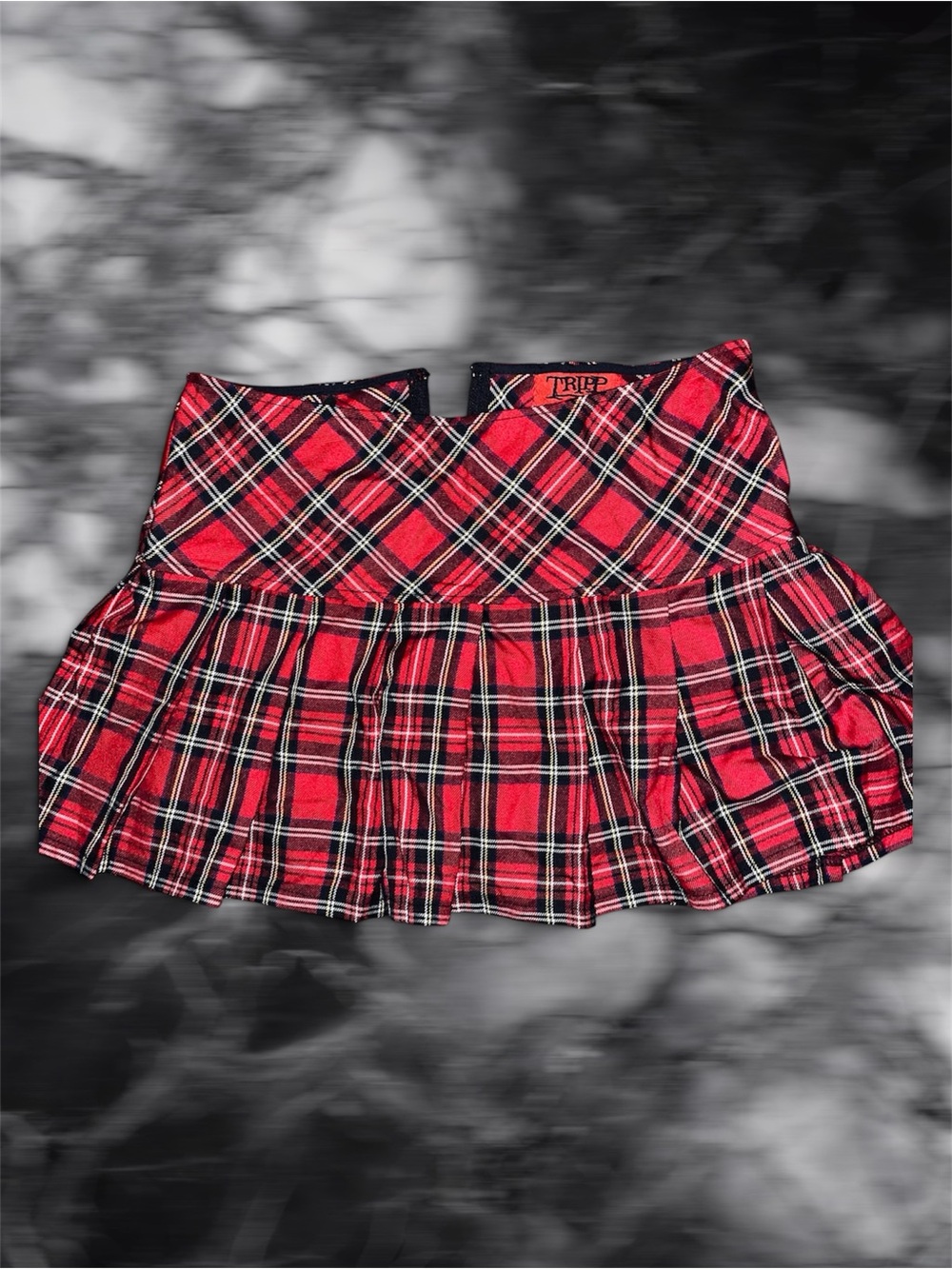 tripp nyc plaid skirt size M